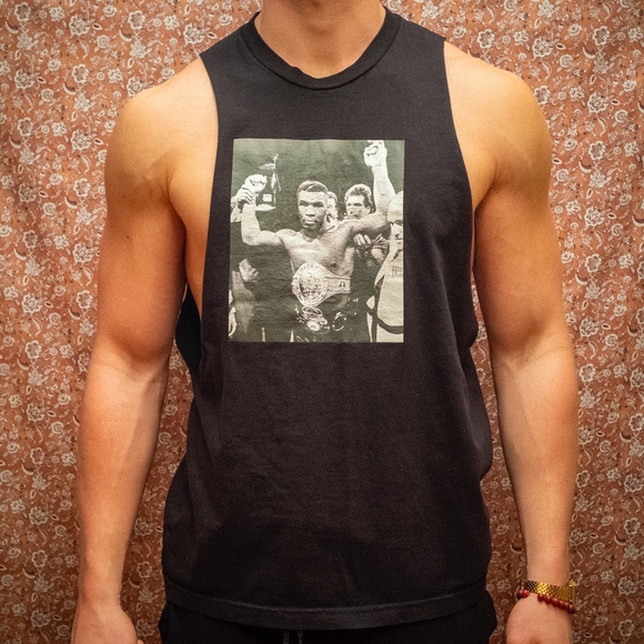 Vintage Other - Mike Tyson Boxing Cut Off Muscle Tee Tank Top